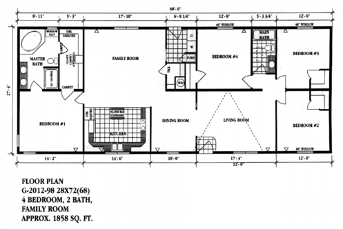 Double Wide Mobile Home Floor Plans | Double-Wide-Homes.com