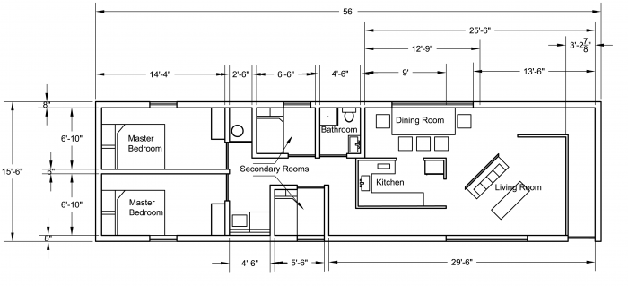 Example of a floor plan