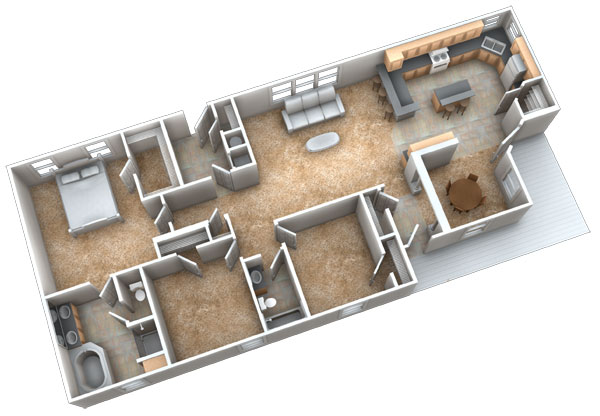 Double Wide Mobile Home Floor Plans